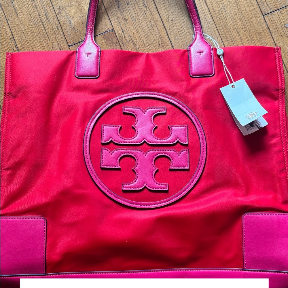 Brand New Tory Burch Pink Tote w/tag